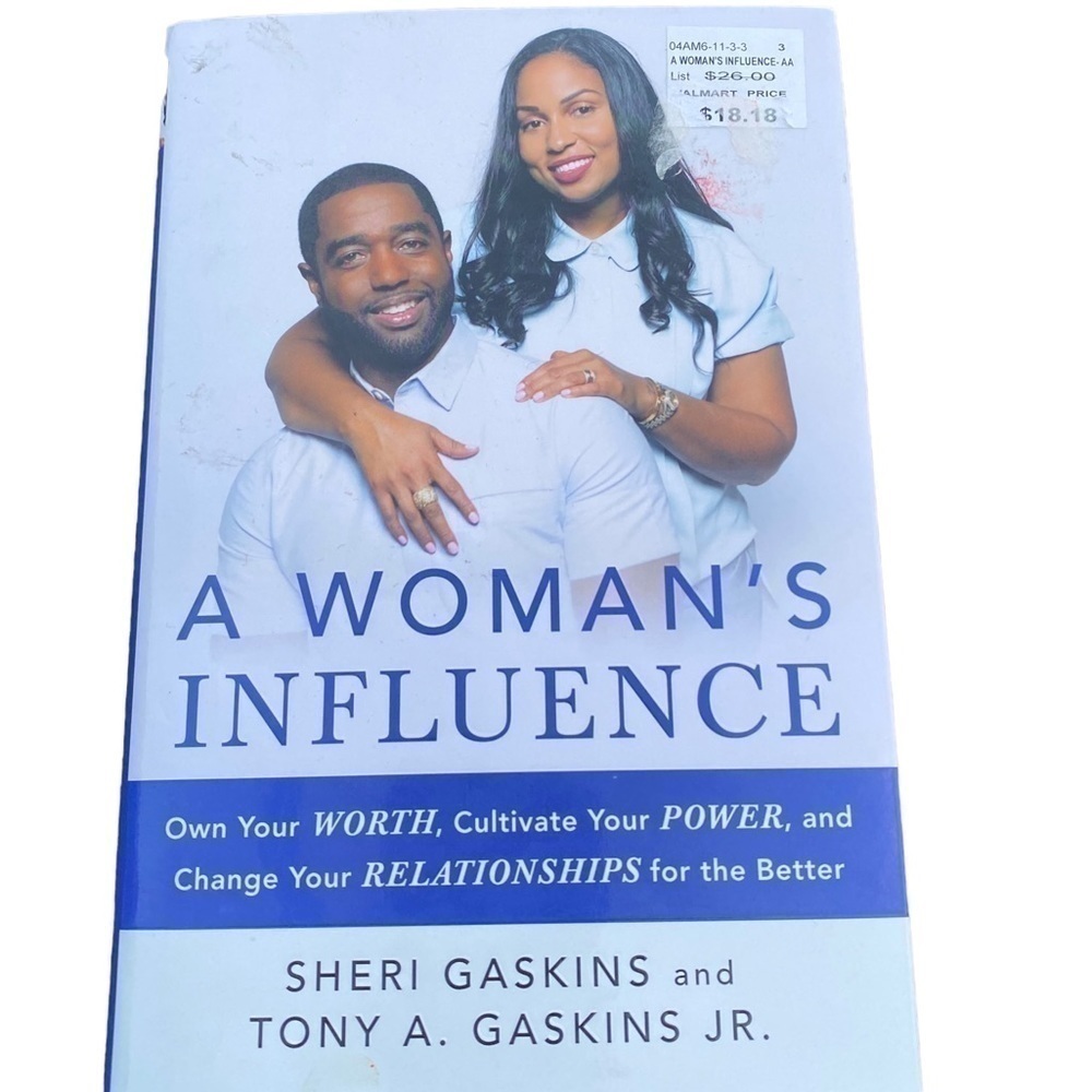 A woman’s influence hardback book by Tony Gaskins